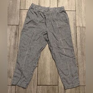 Old Navy High Rise Straight Taper Linen Cotton Pant